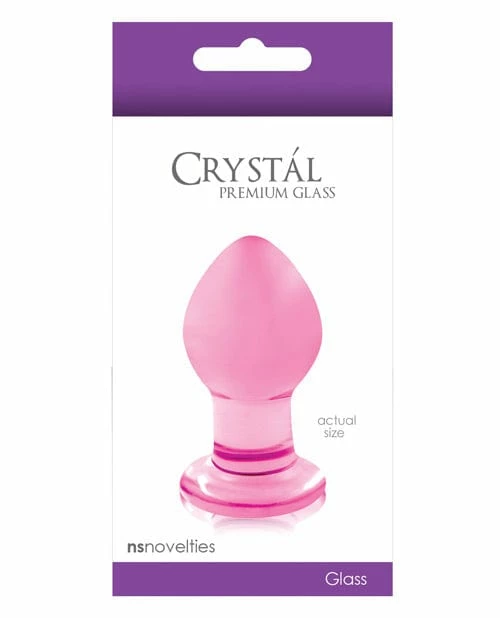 NS Novelties Anal Toys Crystal Glass Butt Plug