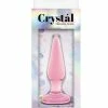 NS Novelties Crystal Glass Tapered Butt Plug Anal Toys
