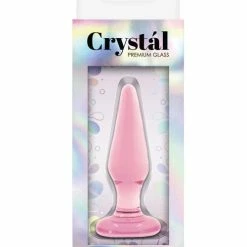 NS Novelties Crystal Glass Tapered Butt Plug Anal Toys