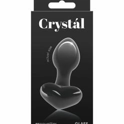 NS Novelties Anal Toys Crystal Heart Butt Plug
