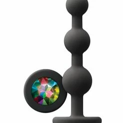 NS Novelties Anal Toys Glams Ripple Rainbow Gem