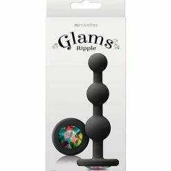NS Novelties Anal Toys Glams Ripple Rainbow Gem