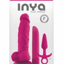 NS Novelties Anal Toys INYA Play Things Set Of Plug, Dildo & Vibrator
