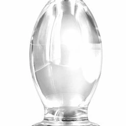 NS Novelties Renegade Glass Bishop - Clear Anal Toys