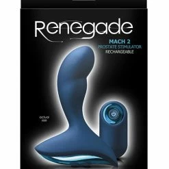 NS Novelties Renegade Mach II With Remote - Blue Anal Toys