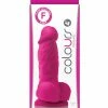 NS Novelties Colours Pleasures 4" Dong With Balls & Suction Cup