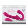 NS Novelties Shishi Midnight Rider Rechargeable Strapless Strap On W-remote - Pink Dildos