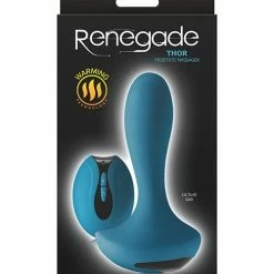 NS Novelties Renegade Thor Prostate Massager W-remote - Teal Anal Toys