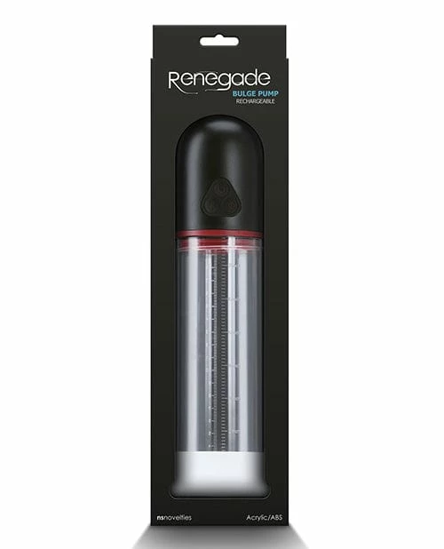 NS Novelties Renegade Bulge Vibrating Pump - Black