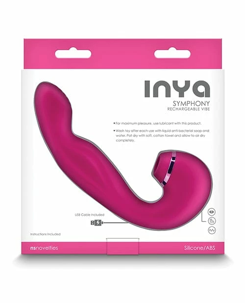 NS Novelties INYA Symphony G Spot Vibe With Suction Vibrators
