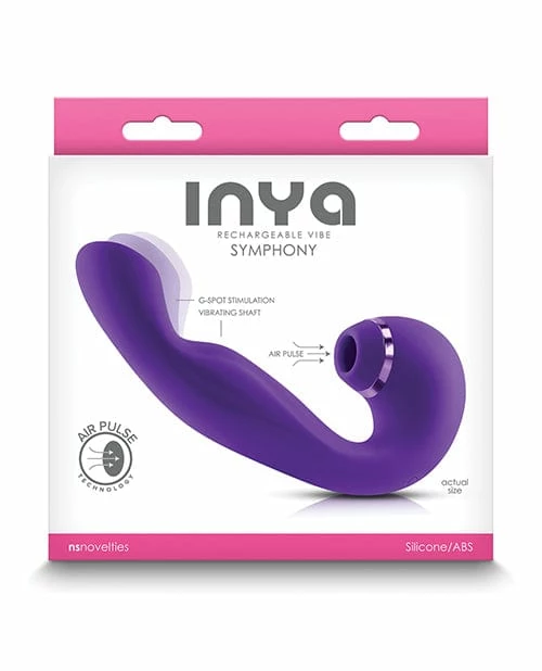 NS Novelties INYA Symphony G Spot Vibe With Suction Vibrators