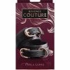 NS Novelties Bondage Couture Ankle Cuffs - Black Kink & BDSM