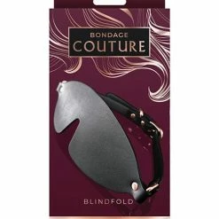 NS Novelties Bondage Couture Blind Fold - Black Kink & BDSM