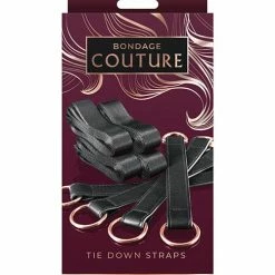 NS Novelties Bondage Couture Tie Down Straps Kink & BDSM