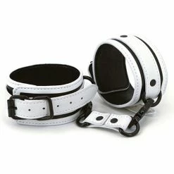 NS Novelties Glo Bondage Ankle Cuff - Glow In The Dark Kink & BDSM