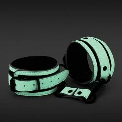 NS Novelties Glo Bondage Ankle Cuff - Glow In The Dark Kink & BDSM