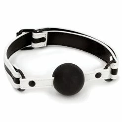 NS Novelties Kink & BDSM Glo Bondage Ball Gag - Glow In The Dark