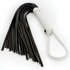 NS Novelties Glo Bondage Flogger - Glow In The Dark