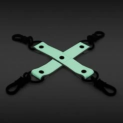 NS Novelties Glo Bondage Hog Tie - Glow In The Dark Kink & BDSM