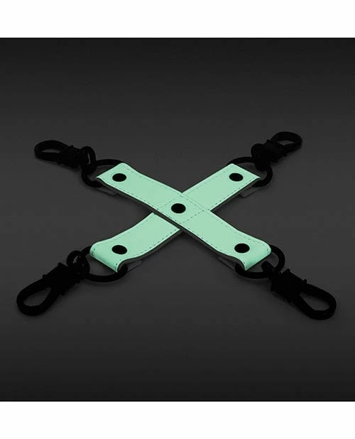 NS Novelties Glo Bondage Hog Tie - Glow In The Dark Kink & BDSM