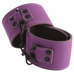 NS Novelties Lust Bondage Ankle Cuffs - Purple