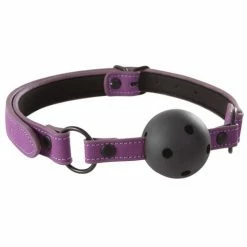 NS Novelties Lust Bondage Ball Gag - Purple Kink & BDSM