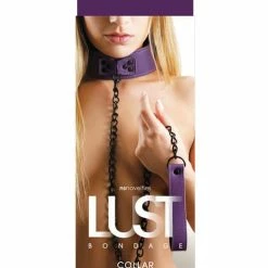 NS Novelties Kink & BDSM Lust Bondage Collar - Purple