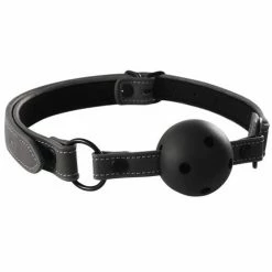 NS Novelties Kink & BDSM Renegade Bondage Ball Gag - Black
