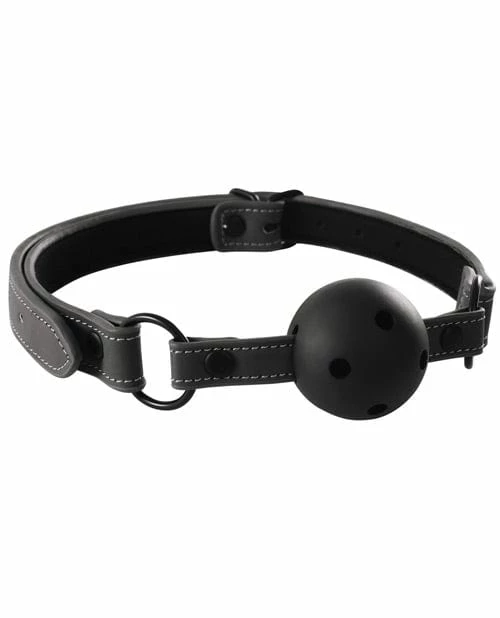 NS Novelties Kink & BDSM Renegade Bondage Ball Gag - Black
