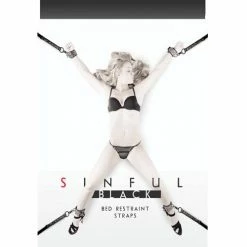 NS Novelties Sinful Bed Restraint Straps Kink & BDSM