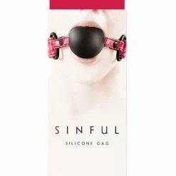 NS Novelties Kink & BDSM Sinful Soft Silicone Gag