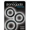 NS Novelties Renegade Diversity Rings - Black Pack Of 3