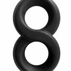 NS Novelties Penis Toys Renegade Infinity Ring - Black