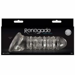 NS Novelties Penis Toys Renegade Ribbed Sleeve - Clear