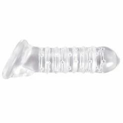 NS Novelties Penis Toys Renegade Ribbed Sleeve - Clear
