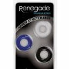 NS Novelties Renegade Stamina Rings - Asst. Colors Penis Toys