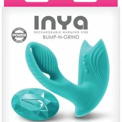 NS Novelties INYA Bump-n-grind With Remote Control - Teal Vibrators