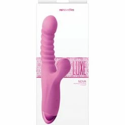 NS Novelties Luxe Nova Thrusting & Throbbing Stimulator Vibrators