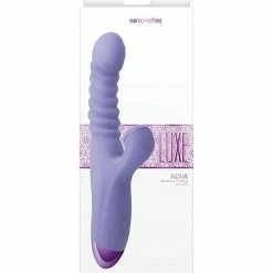 NS Novelties Luxe Nova Thrusting & Throbbing Stimulator Vibrators