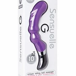 Vibrators Nu Sensuelle G Unique Rolling Ball Rechargeable Massager - Purple