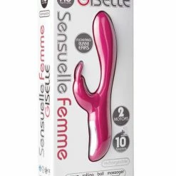 Vibrators Nu Sensuelle Giselle Rechargeable Rabbit - Magenta