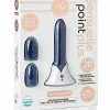 Nu Sensuelle Point Plus Rechargeable Bullet - Navy Blue