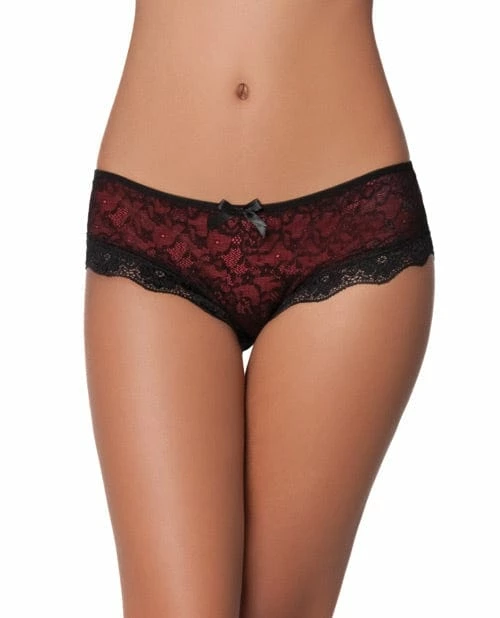 Oh La La Cheri Cage Back Lace Panty Lingerie