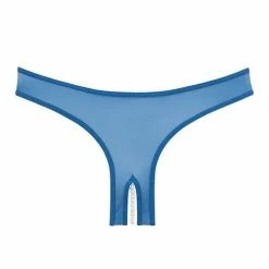 Oh La La Cheri Lingerie Crotchless Thong With Pearls