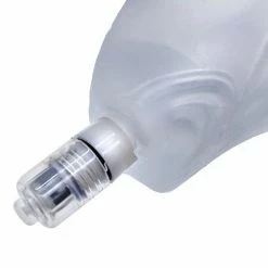 Oxballs Glowhole 1 Hollow Buttplug With LED Insert Small - Clear Anal Toys