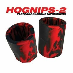 Oxballs Hognips 2 Nipple Suckers - Red-Black Anal Toys
