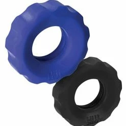 OXBALLS Penis Toys Hunky Junk Cog Ring 2 Size Double Pack
