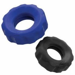 OXBALLS Penis Toys Hunky Junk Cog Ring 2 Size Double Pack