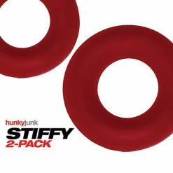 OXBALLS Penis Toys Hunky Junk Stiffy 2 Pack Cockrings
