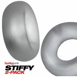 OXBALLS Penis Toys Hunky Junk Stiffy 2 Pack Cockrings
